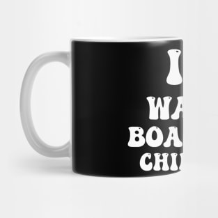 I Love Water Boarding Children Mug